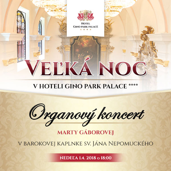 Organový koncert v kaplnke Gino Park Palace