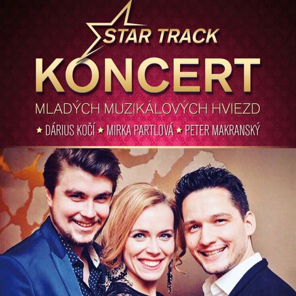 STAR TRACK – koncert mladých muzikálových hviezd