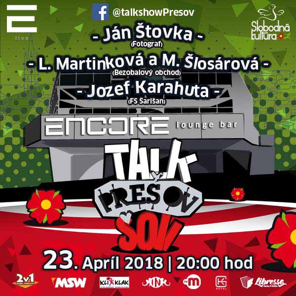 Talkshow Prešov XVII.