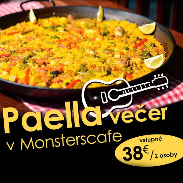 Paella večer v Monsterscafe