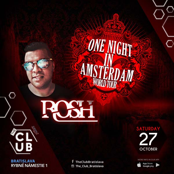 ROSH - ONE NIGHT IN AMSTERDAM