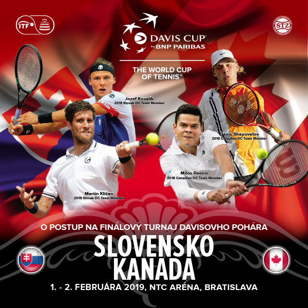 Davis Cup Slovensko – Kanada