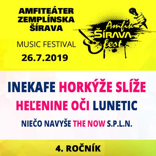 AMFIK Šírava fest 2019 – music festival