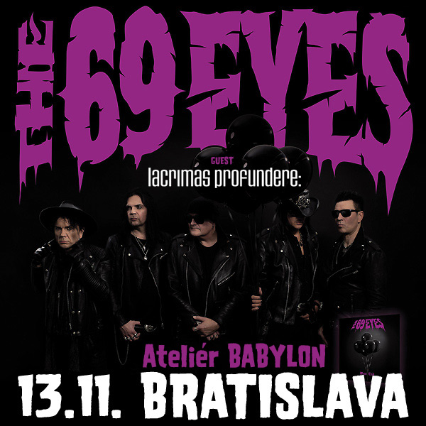 THE 69 EYES - WEST END TOUR 2019