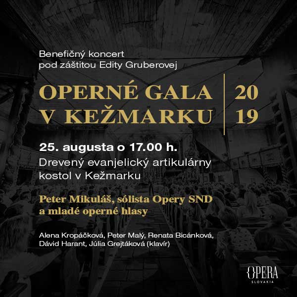 Operné gala v Kežmarku 2019