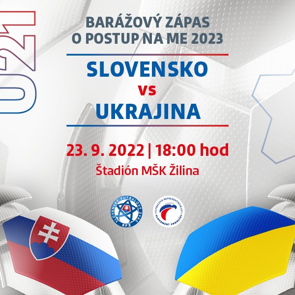 PLAY - OFF ME U21 2023: Slovensko - Ukrajina
