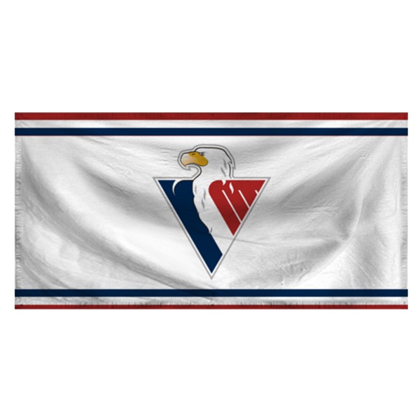 Vlajka logo Slovan - 95x145 biela