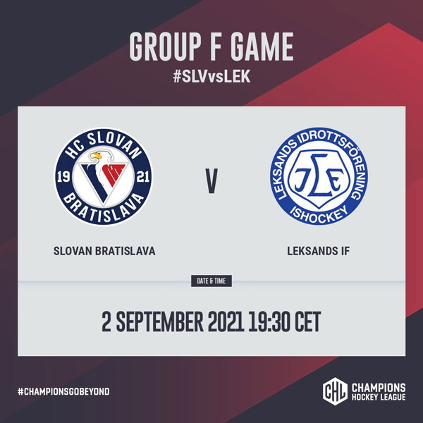 HC SLOVAN Bratislava vs Leksands IF