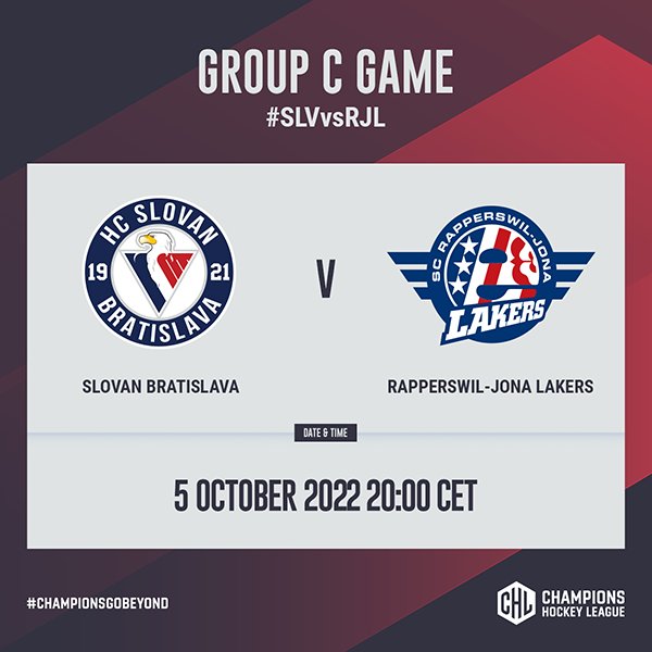 HC SLOVAN Bratislava - Rapperswil-Jona Lakers