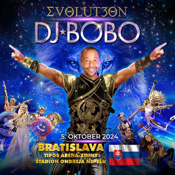 DJ BoBo v Bratislave - EVOLUT3ON TOUR 2024