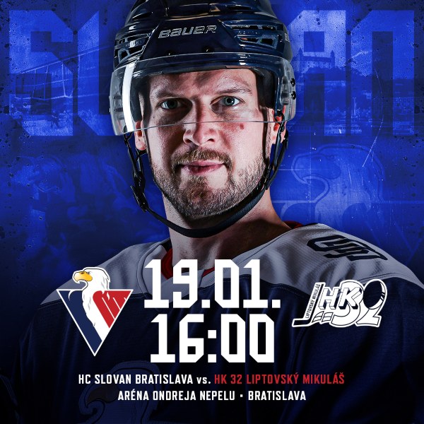 HC SLOVAN Bratislava vs HK 32 Liptovský Mikuláš