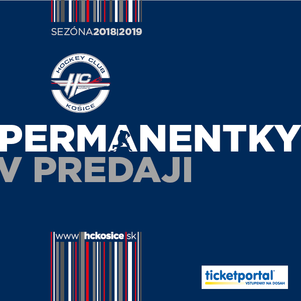 Permanentka HC Košice sezóna 2018/2019