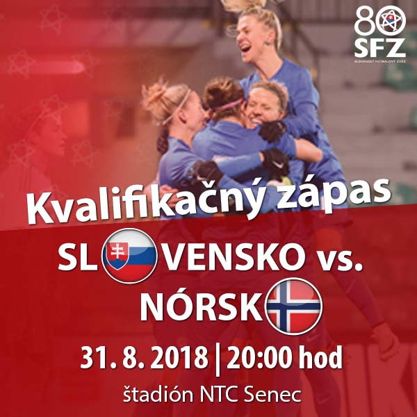Kvalifikačný zápas žien MS 2019 Slovensko - Nórsko