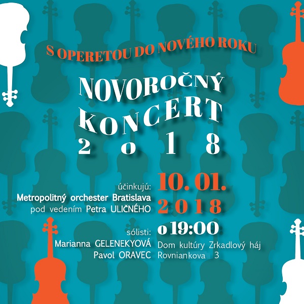 S operetou do Nového roku - Novoročný koncert 2018